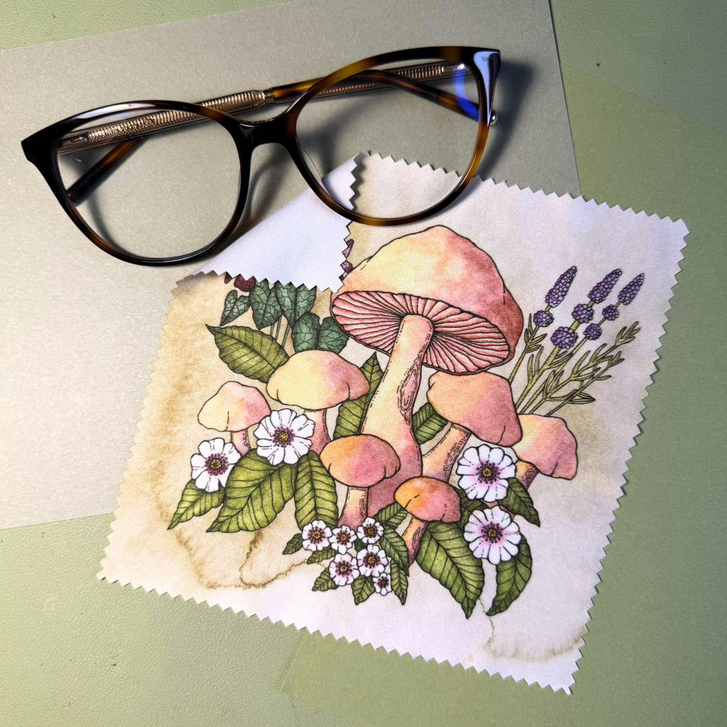 Mushroom Family | Cleaning Cloth