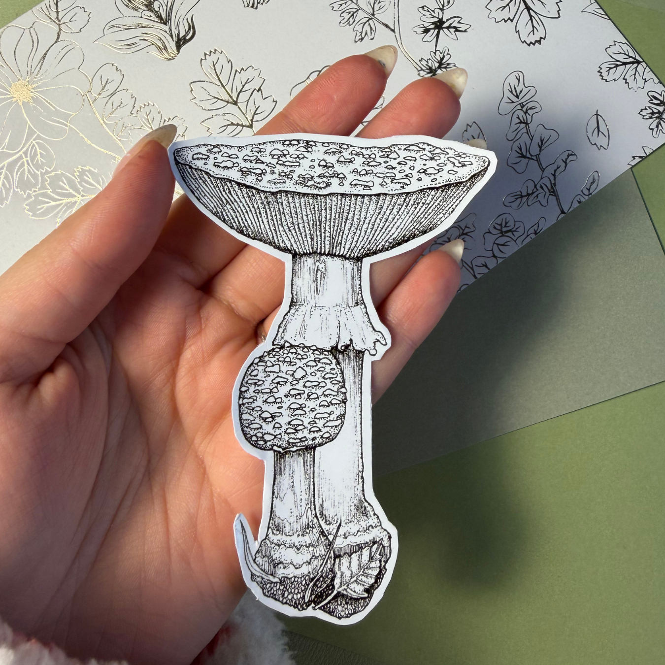 Mushroom Amanita Muscaria | Sticker