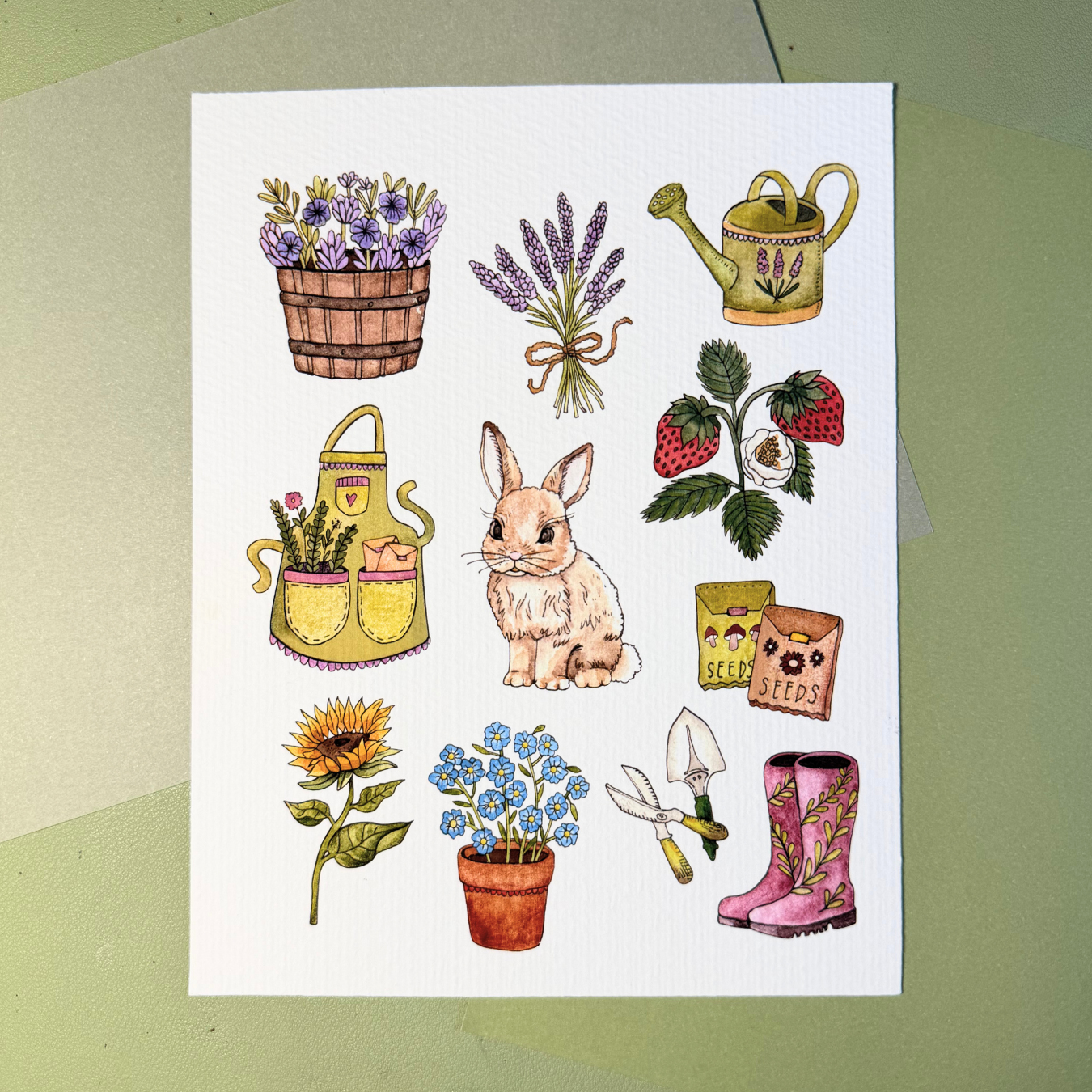 Bunny the Gardener | Print