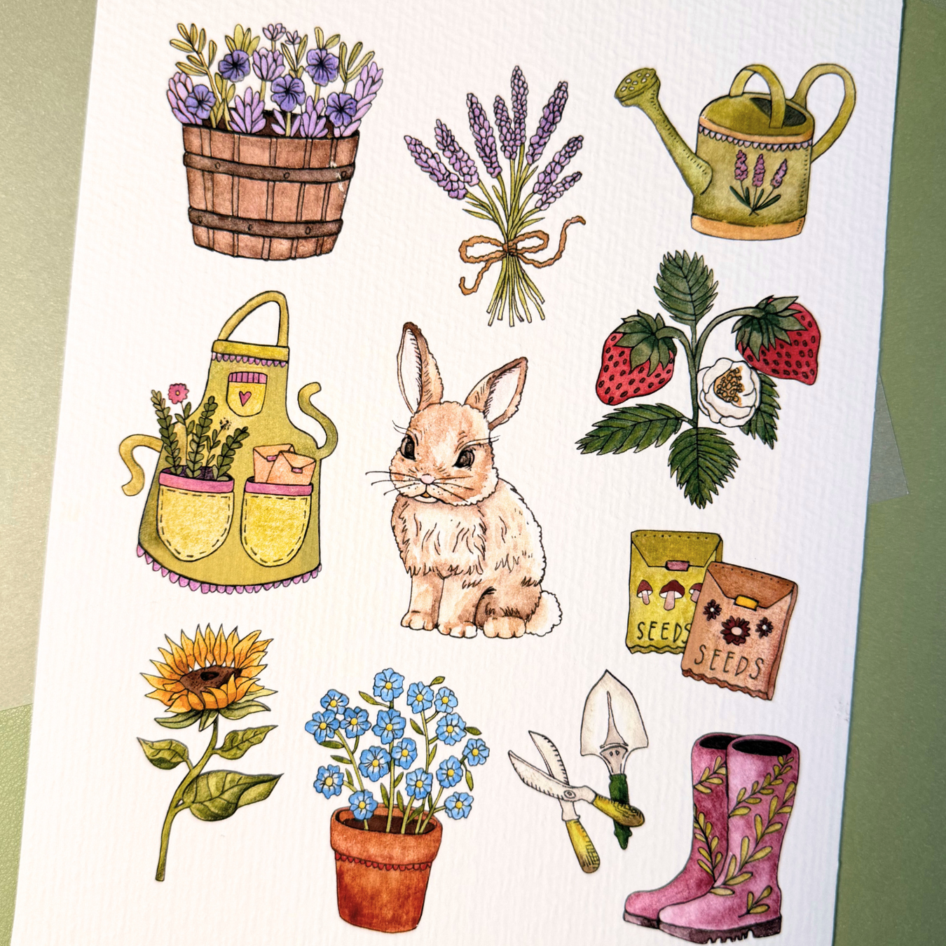 Bunny the Gardener | Print