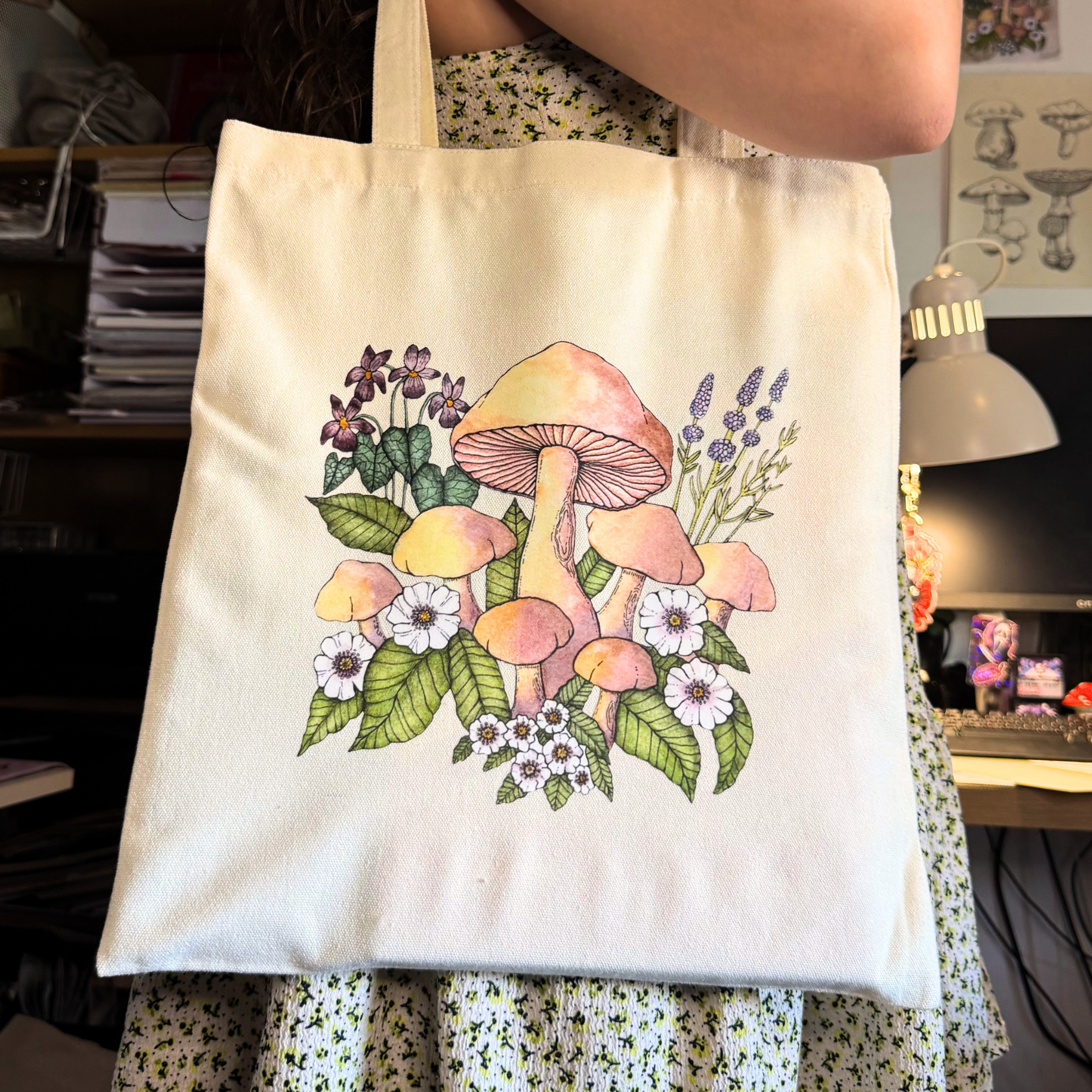 Family of Mushrooms | Totebag