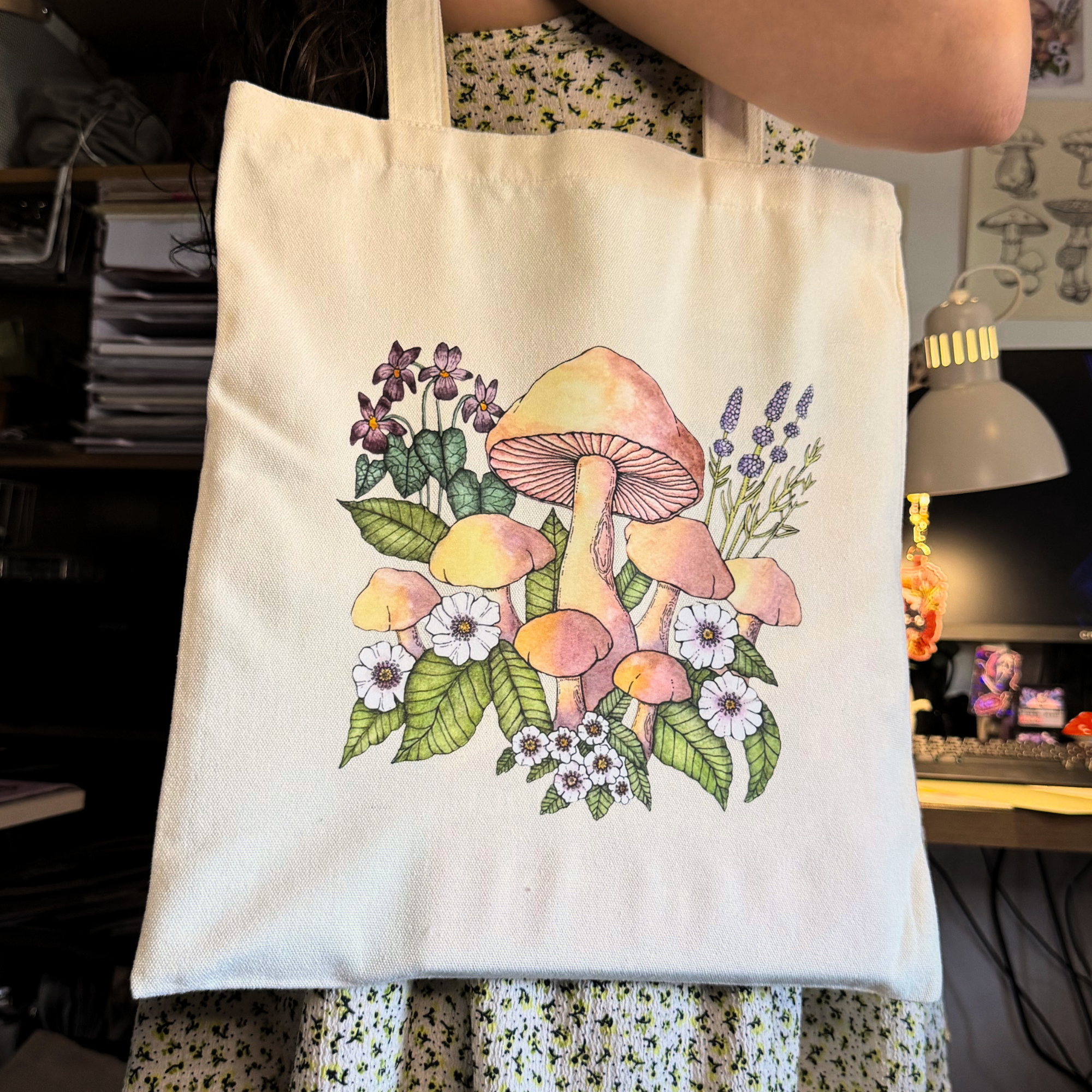 Family of Mushrooms | Totebag