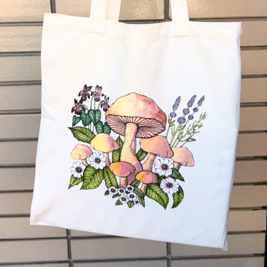 Family of Mushrooms | Totebag