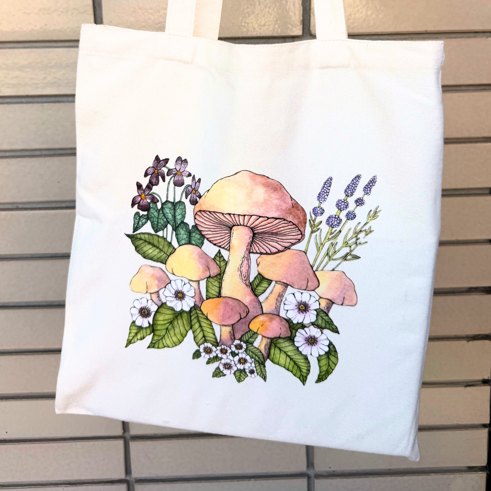 Family of Mushrooms | Totebag