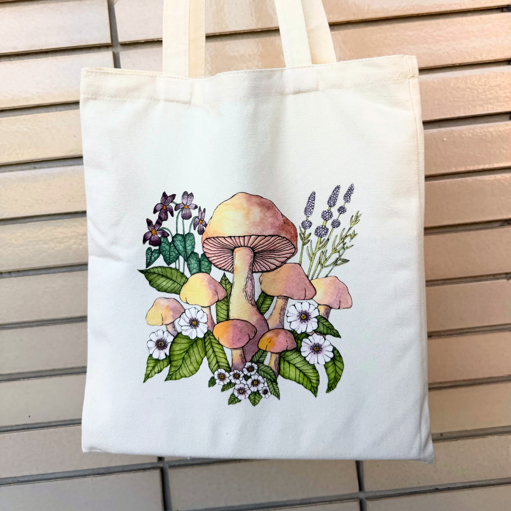 Family of Mushrooms | Totebag