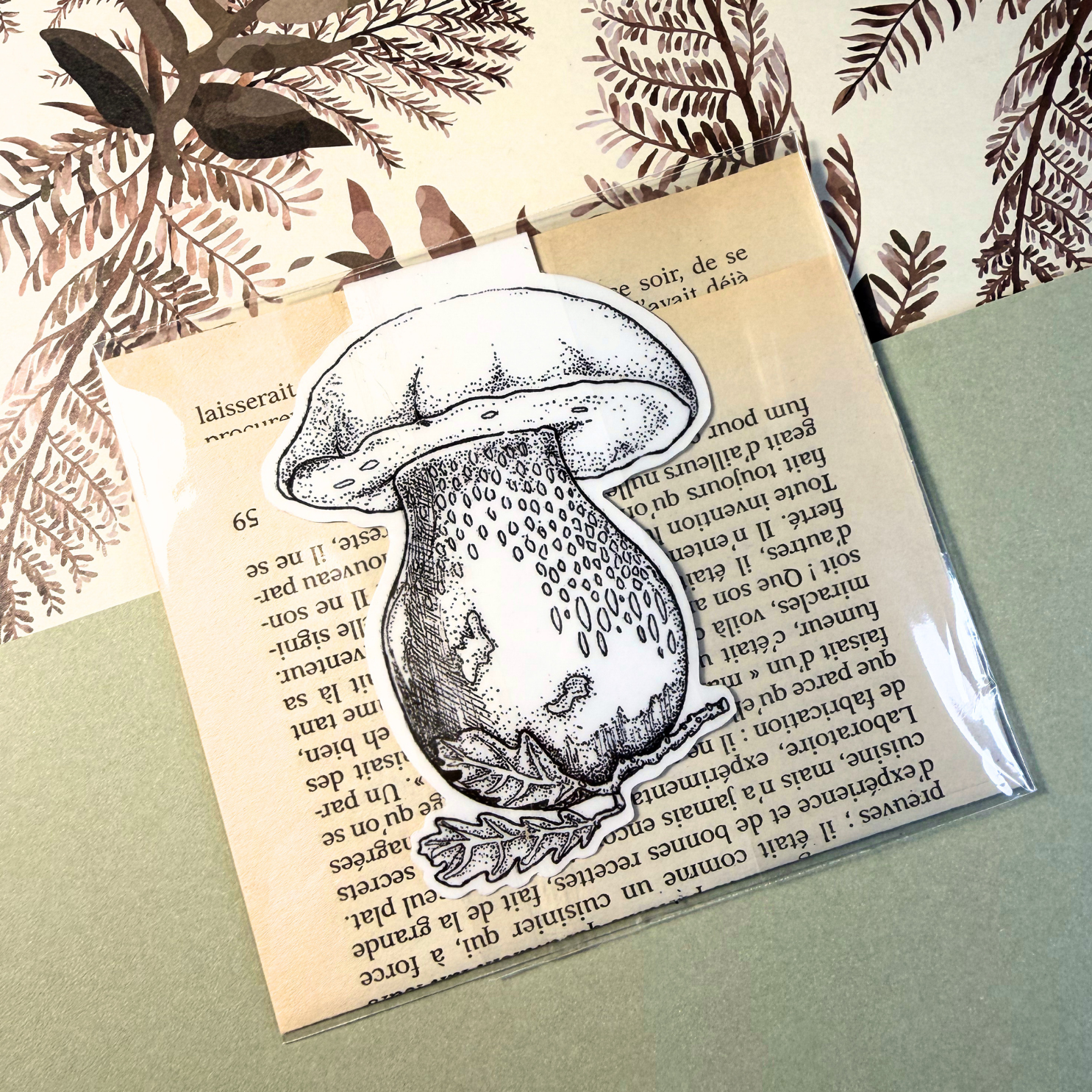 Mushroom Boletus |  Magnetic Bookmark