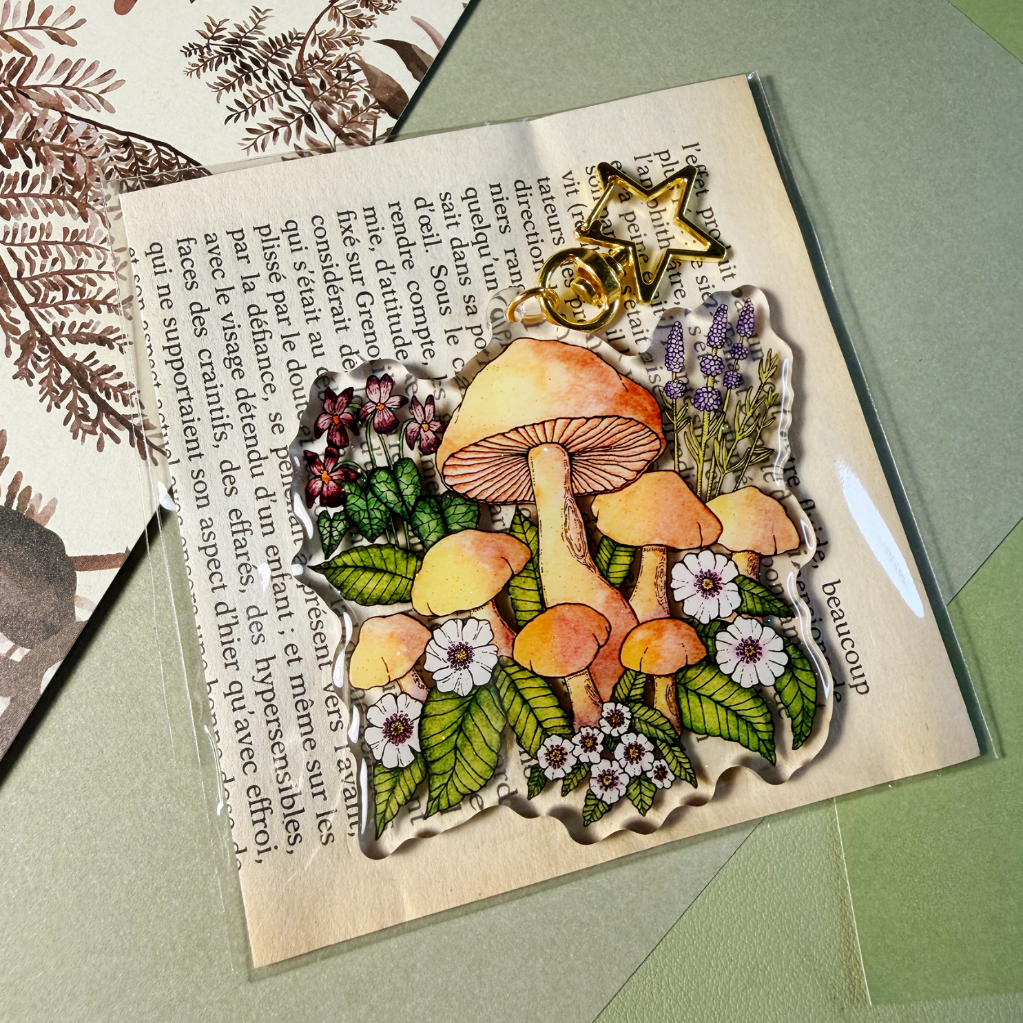 Family of Mushrooms | Keychain