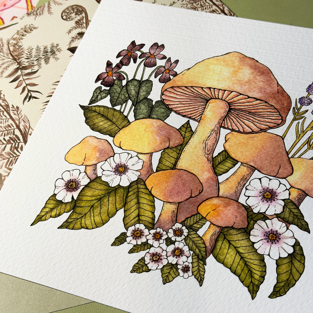 Mushroom Family | Print