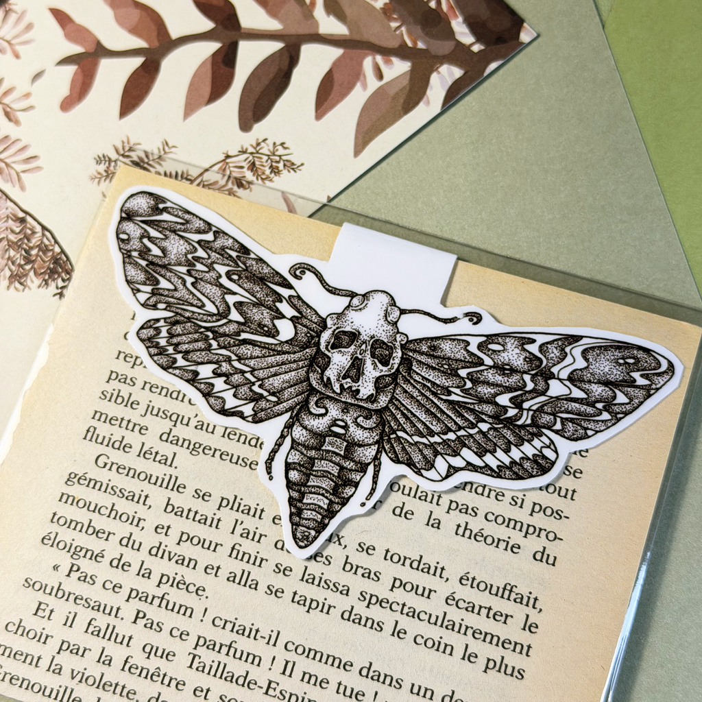 Moth | Magnetic Bookmark