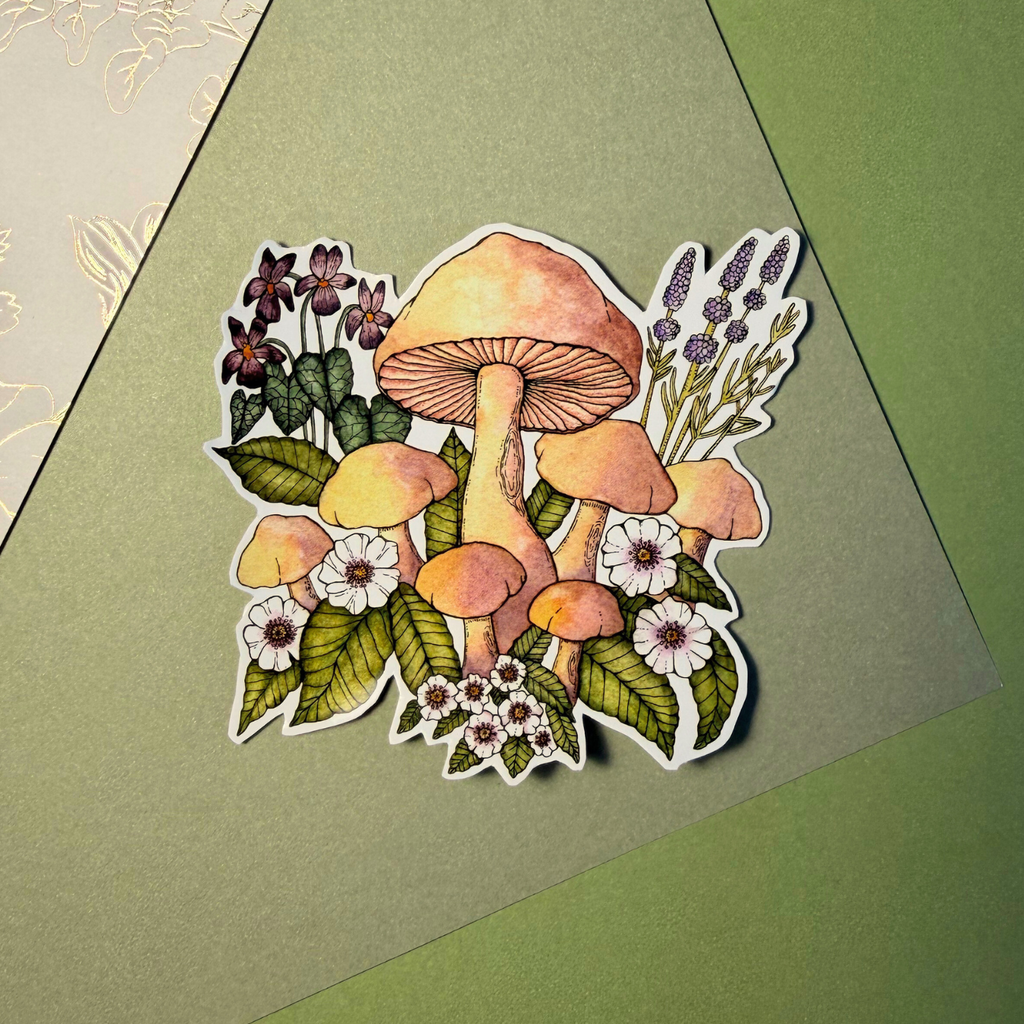 Family of Mushrooms | Sticker