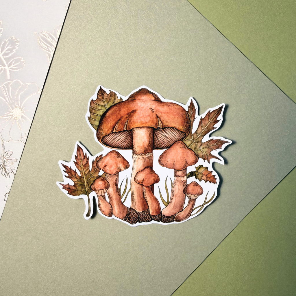 Mushroom Brown | Sticker