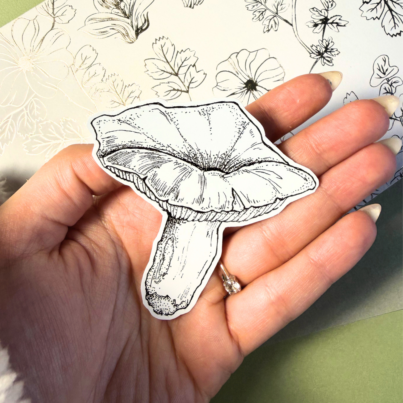 Mushroom Sticker | Russula